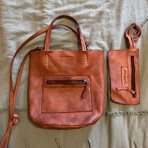 FREE PEOPLE | Brown Purse with Wallet